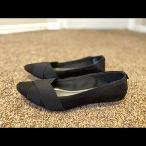 Anne Klein Sport Black Flats